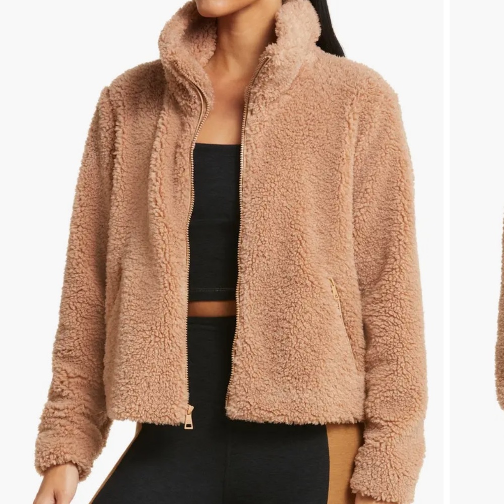 EUC Beyond Yoga Sherpa Bomber Jacket